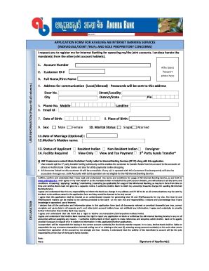 View your account balances, move money, pay bills and find atms. Www iob net banking application form