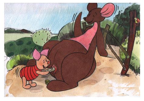 Rule 34 Disney Female Kanga Kangaroo Male Marsupial Piglet Piglet
