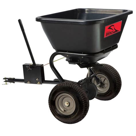 Brinly Hardy 125 Lb Tow Behind Broadcast Spreader Bs26bh The Home Depot
