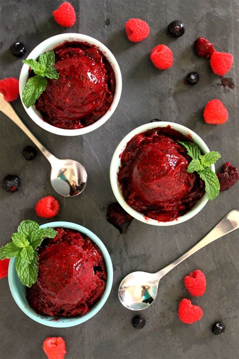 Beauty And The Beard Mixed Berry Sorbet How To Make Sorbet Without An