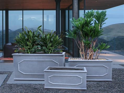 The unit fits between wall studs set to 32 on center. Window Box Faux Lead Chelsea Trough Light Stone Planter ...