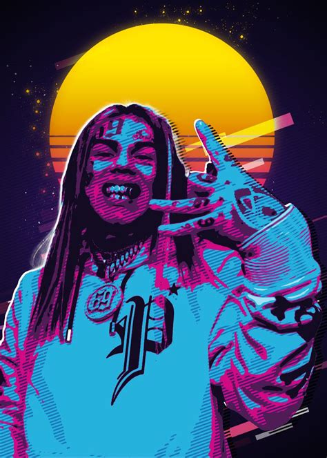 Ix Ine Poster Picture Metal Print Paint By Trending Music Retro