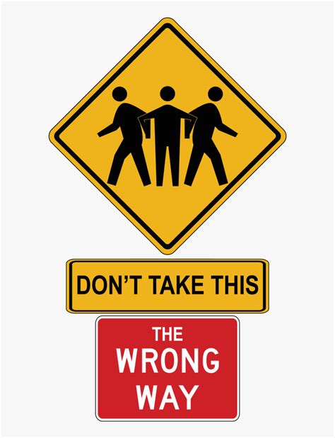 Wrong Way Sign Png Download Wrong Way Sign Transparent Png Kindpng