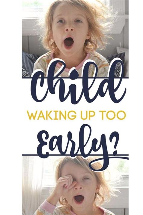 Is Your Child Waking Up Too Early Try This It Works Video Video