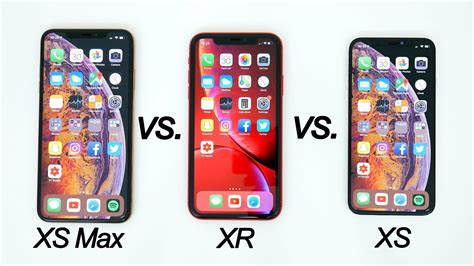 Iphone Xr Vs Iphone Xs Vs Iphone Xs Max Full Comparison Youtube