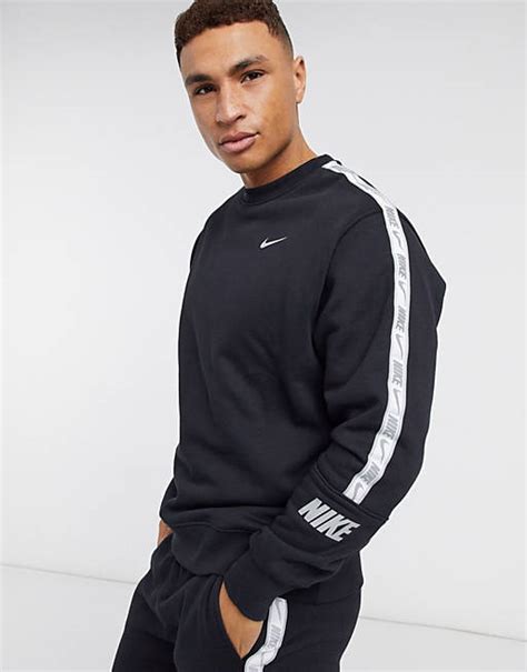 Nike Repeat Pack Felpa Girocollo Con Logo E Fettuccia Nera Asos