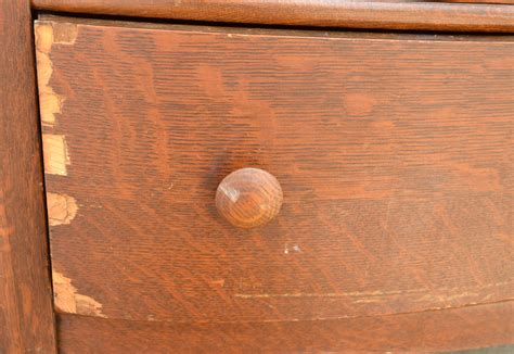 For more tips, including how to fix cracks in wood with epoxy, read on! Fix Chipped Veneer The Easy Way - Slipcovered Grey