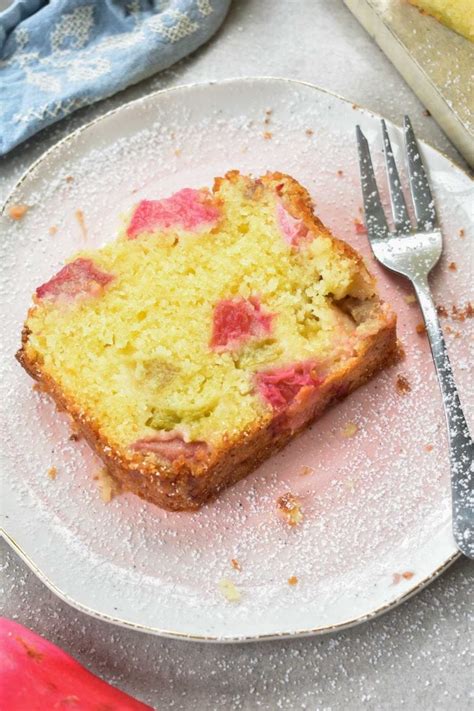 Easy Rhubarb Cake Quick And Easy Everyday Delicious