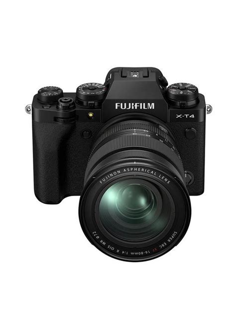 Fujifilm X T4 Mirrorless Camera With Xf16 80mm Lens Black Uk
