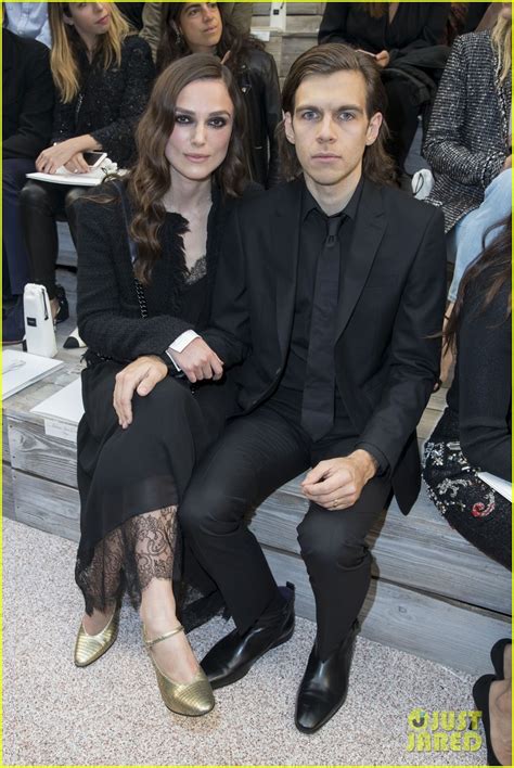 Photo Keira Knightley Husband James Sit Front Row At Chanel Fashion Show Photo