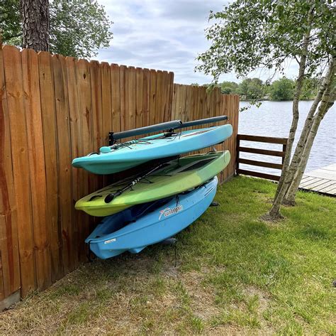 Buy Storeyourboard Outdoor 4 Kayak Storage Rack Wall Mount Holds 400