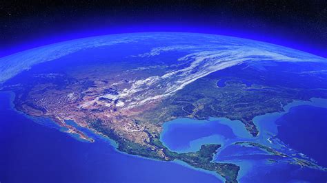 North America Seen From Space Photograph By Johan Swanepoel