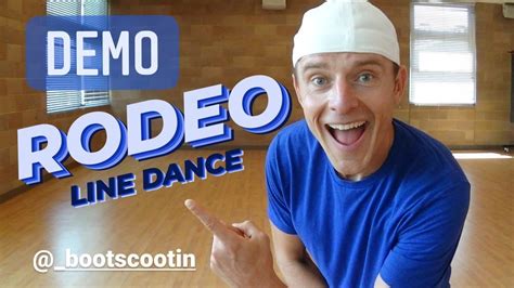 rodeo line dance demo youtube