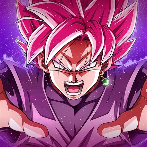 Goku Black Super Saiyan Rose Wallpaper Engine 700x700 Download Hd