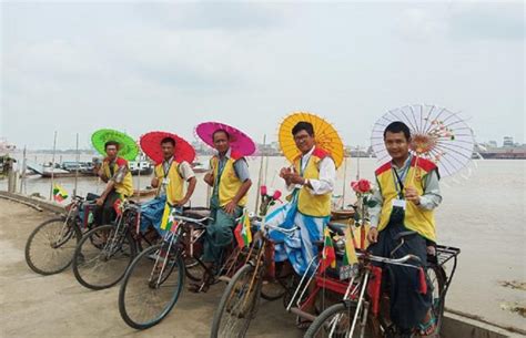 Dala Trishaw Tour Myanmar Shalom Travels