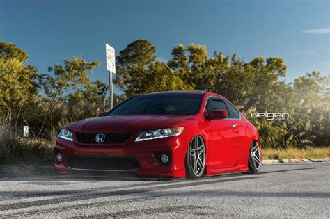 Stance Is Everything Red Honda Accord With Custom Parts —