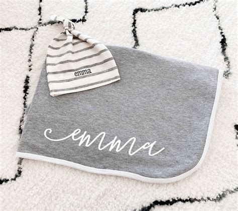 Baby Blanket With Name Personalized Boy Baby Blanket With Name Etsy