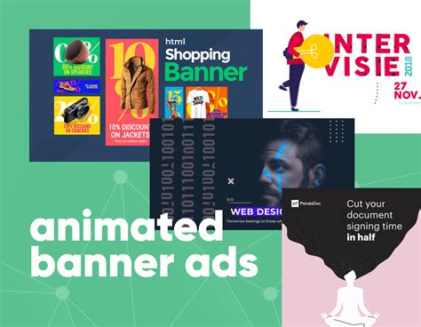 Animated Banner Ads Examples That Turn Info Into Clickable Content