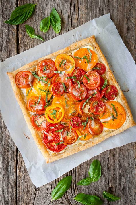 Tomato Goat Cheese And Caramelized Onion Tart Taming Of The Spoon