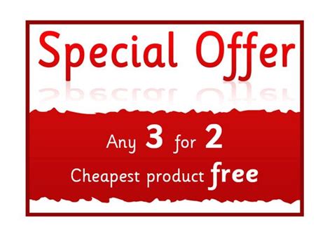Editable Special Offer Posterversatile Special Offer Poster Template