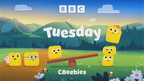 Cbeebies Tuesday Ident Short Video Cut Version Youtube
