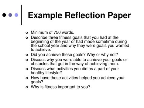 Example Of Reflection Reflective Essay Examples As Youll See