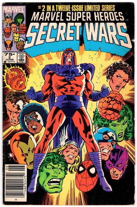 Marvel Super Heroes Secret Wars June Marvel Etsy In Marvel Comics Covers Marvel