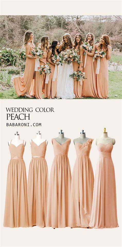 Bridesmaid Dresses Peach Bridesmaid Dresses Peach Color Bridesmaid