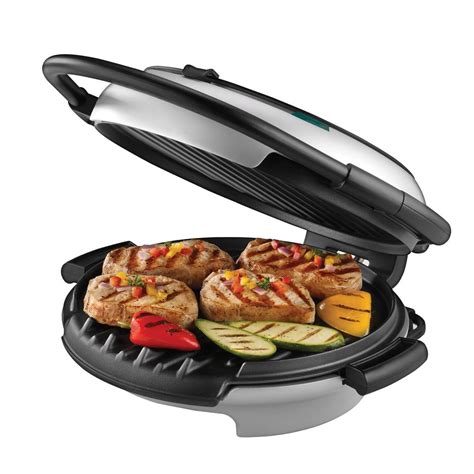 George Foreman 360 Grill With Removable Plates Its A Deep Dish Pizza