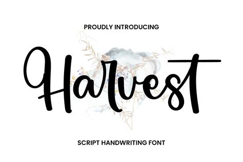 Harvest Font By 21design · Creative Fabrica