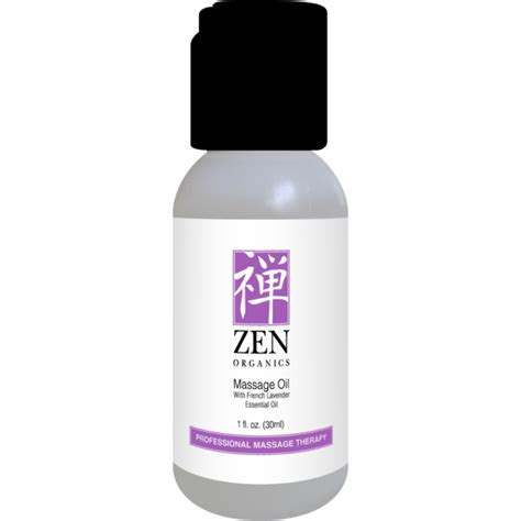 Massage Oil Lavender Zen Organics