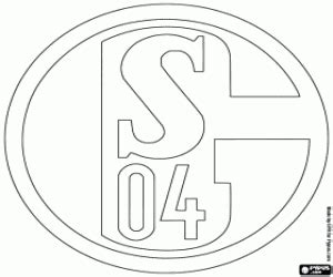 Ausdrucke von fussballeinladungen zum geburtstag. Ausmalbilder FC Schalke 04 logo zum ausdrucken