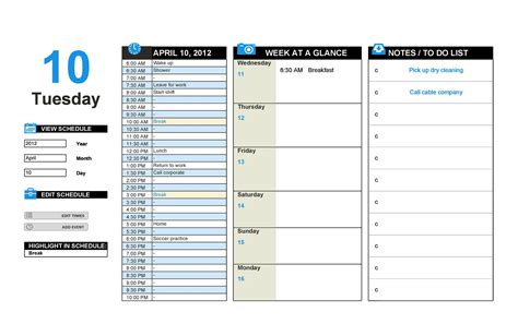 47 Printable Daily Planner Templates Free In Wordexcelpdf