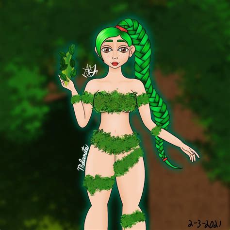 Heres Fan Art I Made Of The Dryad Terraria