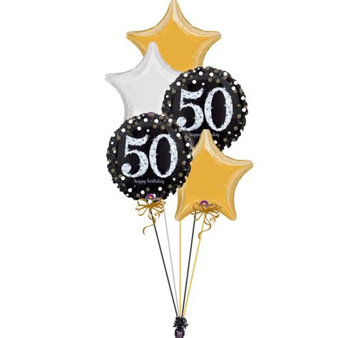 50th Birthday Balloons Magic Balloons