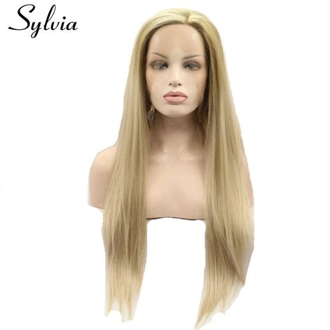 Sylvia Mixed Blonde Ombre Synthetic Heat Resistant Fiber Hair With