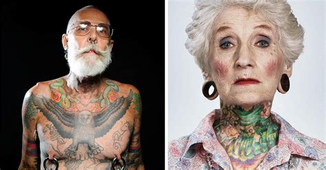 These Badass Seniors Prove That Your Tattoos Will Look Awesome In 40 Years Demilked
