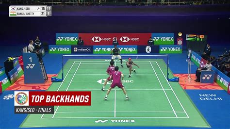 Yonex Sunrise India Open Top Backhands Of The Week