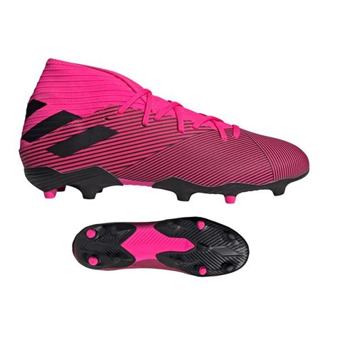 Adidas Lionel Messi Nemeziz 19 3 Fg Soccer Shoes Shock Pink Soccerevolution