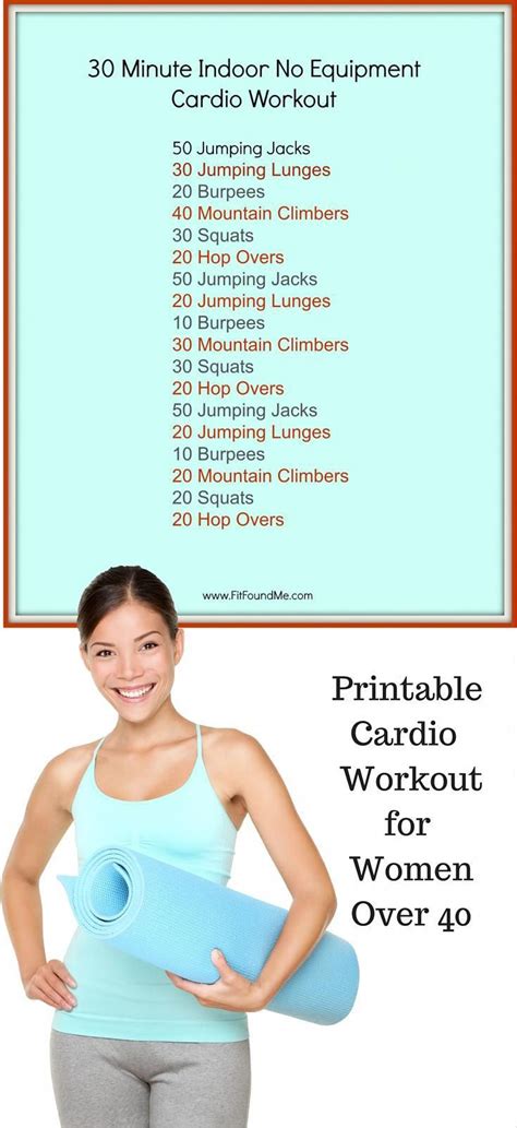 Cardio Workout For Losing Weight For Women Over 40 And Anyone