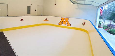 Turn your home into hockeytown with a custom synthetic ice rink! Synthetic Ice | Learn More About D1 Synthetic Ice Rinks