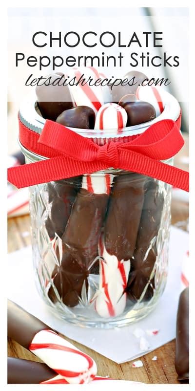 Chocolate Covered Peppermint Sticks Lets Dish Recipes