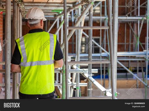 Rear View Male Builder Image And Photo Free Trial Bigstock