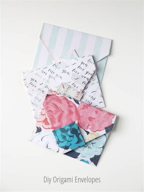 Diy How To Make Origami Envelopes Scrap Booking