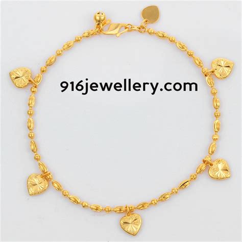 Agate size 4 cm.*1.3 cm. Gold Bracelet Designs For Ladies Chain Type