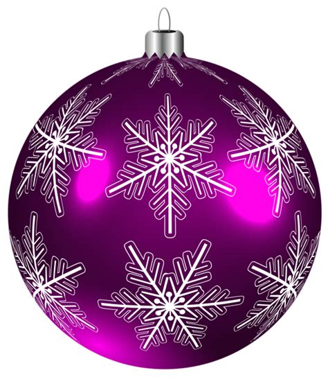 Beautiful Purple Christmas Ball Png Clip Art Image Christmas Balls
