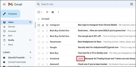 How To Display Only The Unread Email In Your Primary Inbox Category In