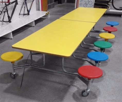 Foldable Lunch Tables 12 Seater Catering School Furniture 2