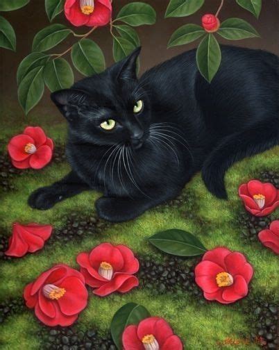 Black Cat Art Black Cats Cute Animals Funny Animals Cat Artwork