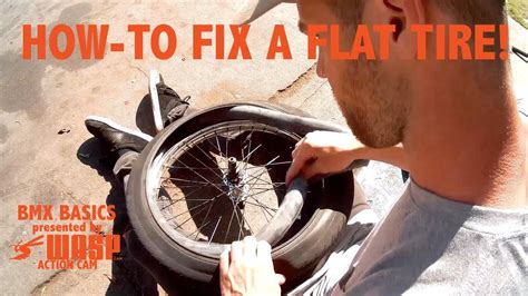 Fix a flat can work but rarely does. HOW TO FIX A FLAT TIRE QUICK AND EASY - BMX BASICS - YouTube